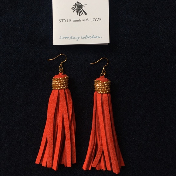 Noonday Collection Jewelry - Noonday Pirouette Earrings, Red